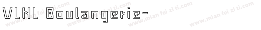 VLNL Boulangerie字体转换